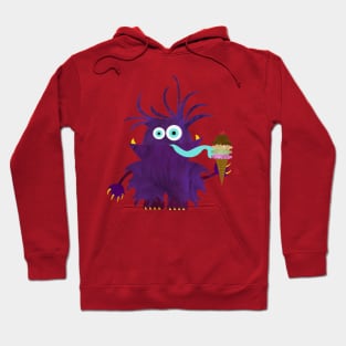 Monsters like ice cream too Hoodie